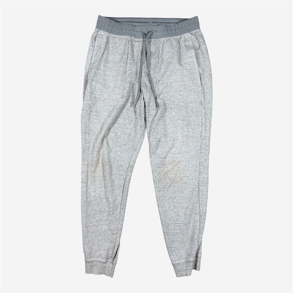 Lululemon Mens Charcoal Gray At Ease Joggers Textured LM5642S Sz L